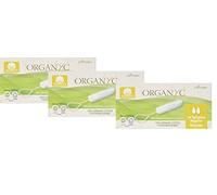 Organy Organyc - Tampón de algodón orgánico (pack de 3, 48 unidades)