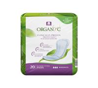 Organyc Almohadillas de algodón 100% orgánico para fugas de vejiga, moderadas, 20 unidades