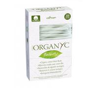 Organyc Bastoncillos de algodón para los oídos (200 unidades) - hechos de algodón ecológico y cartón reciclado