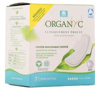 Organyc Compresas Gruesas Flux Extra Noche 7uds