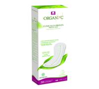 Organyc Plantillas Maxi Slip (20 unidades) - 100% algodón biológico, extendidas, 2 gotas