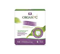 Organyc Ropa interior con control de vejiga para mujer, talla S, 14 unidades