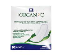 Organyc Salvaslip Diario Flujo Intenso Noche 10 unidades