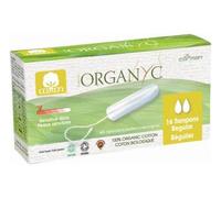 Organyc Tampones Regular (16 unidades) - 100% algodón orgánico, 2 gotas
