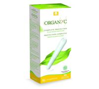 Organyc Tampones con aplicador Regular (16 unidades) - 100% algodón biológico, 2 gotas