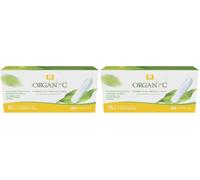 Organyc Tampones de Algodón Certificado 100% Biológico para Sangrado Moderato - 1 paquete x 16 unidades (Paquete de 2)
