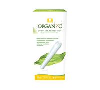 Organyc Tampones de algodón orgánico 100% certificado, aplicador de cartón, flujo regular (16 unidades)