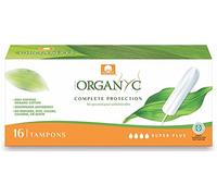 Organyc Tampones Super Plus (16 unidades) - 100% algodón orgánico, 4 gotas