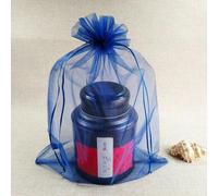 Organza Bolsas de Regalo Joyería Bolsas de cordón, 50 unids/lote 35x50CM tamaño grande regalo de fiesta de boda embalaje bolsas de Organza bolsas de embalaje de joyería de cumpleaños de Navidad bolsa(