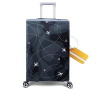 OrgaWise Luggage Cover con Cremallera, Suave de Anti-Polvo, Elástico Cabe 18-32 Pulgadas Funda Maleta