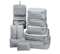 OrgaWise Organizador Maleta 9 Pcs Ropa Bolsas Set, Organizador de de Viaje para Equipaje Travel Essentials Viajes Accesorios Bolsos Bag de Viaje, Girs-B