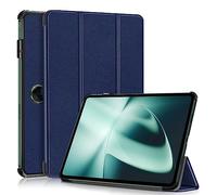 ORGCIUFB Funda para tablet inteligente OnePlus Pad/OPPO Pad 2 de tres pliegues, ultra delgada y ligera, funda rígida de policarbonato con función atril, funda tipo libro para tablet con función atril