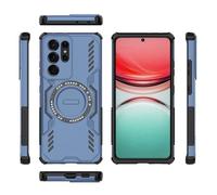 ORGCIUFB Funda para teléfono Compatible with Samsung Galaxy S21 Ultra 5G Full Body Rugged Shockproof Hard Thin Solid Support Wireless Charging Case Carcasa Trasera para teléfono(BLU)