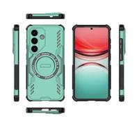 ORGCIUFB Funda para teléfono Compatible with Samsung Galaxy S26 5G Full Body Rugged Shockproof Hard Thin Solid Support Wireless Charging Case Carcasa Trasera para teléfono(Ye?il)