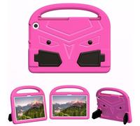 ORGCIUFB Funda protectora para tablet para niños para Kindle Fire Max 11 versión 2023/HD 11, funda ligera de EVA a prueba de golpes con asa protectora resistente (rojo rosa)