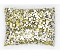 ORGEFY 14400 Piezas 100 Piezas Paquete Bruto a Granel Diamantes de imitación de sin fijación por Calor con Parte Posterior Plana Brillante SS3-SS20 para decoración de uñas-Jonquil-SS3-144