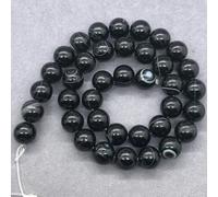 ORGEFY Cuentas de Piedra de ópalo y Negro Mate, ágatas Redondas a Granel, Cuentas de Lava para joyería, Pulsera de Bricolaje, 4-12 mm, ágatas de Rayas Negras, 6 mm, 58 a 61 Piezas