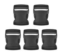 ORGEFY Hebillas de liberación Lateral Ajustables Dobles de plástico de 20 mm, 25 mm, 32 mm a 50 mm, Piezas para Mochilas, Cinturones, Correas, 51 mm, 5 Piezas