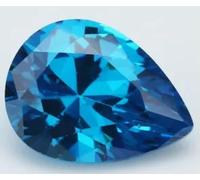 ORGEFY Lot de 50 pierres en zircone cubique en Forme de poire, 2 x 3 à 13 x 18 mm, Couleur Jaune doré, Vert Olive, Violet, Noir et Rose, Taille en vrac : aigue-Marine, 2 x 3 mm