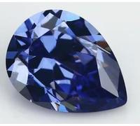 ORGEFY Lot de 50 pierres en zircone cubique en Forme de poire, Taille 2 x 3 à 13 x 18 mm, Couleur Jaune doré, Vert Olive, Violet, Noir et Rose, Tanzanite, 12 x 14 mm