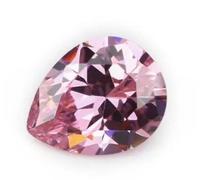 ORGEFY Lot de 50 pierres en zircone cubique en vrac, Taille 2 x 3 à 13 x 18 mm, en Forme de poire, Jaune doré, Vert Olive, Violet, Noir et Rose, 8 x 12 mm