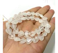 ORGEFY Perles en Pierre naturelle en Forme de cœur, 10 mm, Jade du Sud, Labradorite, Aventurine, Carte, pour la Fabrication de Bijoux, Accessoires de Bracelet, Quartz Roche, environ 37 pièces.
