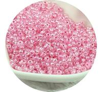 ORGEFY Perles en verre teintées de 2/3/4 mm, perles en Cristal Transparent, adaptées aux Bracelets, Bijoux à Faire SOI-même - Poudre profonde 12-2 mm, 36 000 pièces