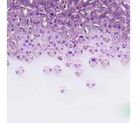 ORGEFY Perles intercalaires en verre argenté de 3 mm, pour bricolage, Broderie, Accessoires artisanaux - Violet - 3 mm - 100 g