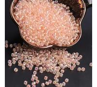 ORGEFY Perles rondes en verre teintées, Couleurs Uniformes à l'intérieur, 2/3/4 mm, pour la Fabrication de Bijoux et de Bracelets, Accessoires - DK09 Rose sang - 2 mm, 10 g, 800 pièces