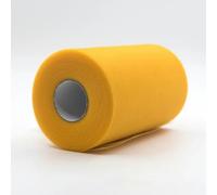 ORGEFY Rollos de Tul de 100 Yardas, Rollo de Organza, decoración de Tela, Rollo de Tul para Fiestas y Eventos, compromisos, 06 Dorado