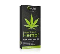 Orgie Hemp! Orgasm Drops Premium geles sexuales pareja - Gel orgánico sensibilizador y estimulante del clítoris - Excitación intensa y lubricantes sexuales estimulantes mujer con aceite de cáñamo