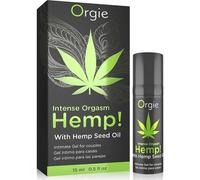Orgie Hemp! Orgasm Drops Premium geles sexuales pareja - Gel orgánico sensibilizador y estimulante del clítoris - Excitación intensa y lubricantes sexuales estimulantes mujer con aceite de cáñamo