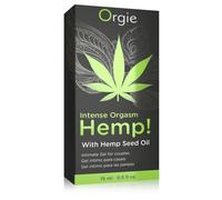 Orgie Hemp! Orgasm Drops Premium geles sexuales pareja - Gel orgánico sensibilizador y estimulante del clítoris - Excitación intensa y lubricantes sexuales estimulantes mujer con aceite de cáñamo