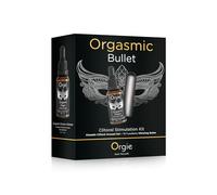 Orgie Kit Orgasmic Bullet con Gel Estimulante Clitorial 30ml + Bala Vibradora Recargable 10 Funciones Sabor Manzana Roja