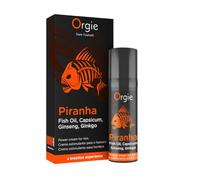 Orgie Piranha Power Cream Potenciador de Erección para Hombre - Efecto Calor y Estimulación Intensa Nivel 9 - 15 ml