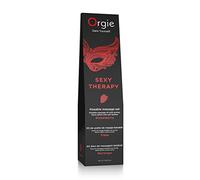 Orgie Sexy Therapy Set de Masaje Besable 100ml Fresa con Aceite Calor + Pluma + Guía Erótica Sensorial
