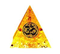 Orgón Pirámide Amatista Peridoto Cristal Curativo Generador De Energía Reiki Equilibrio Orgonita Pirámide EMF Protección Herramienta De Meditación,15