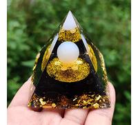 Orgón Pirámide Amatista Peridoto Cristal Curativo Generador De Energía Reiki Equilibrio Orgonita Pirámide EMF Protección Herramienta De Meditación,06