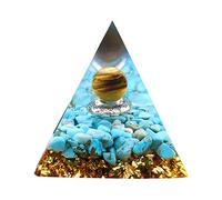 Orgón Pirámide Amatista Peridoto Curación Cristal Natural Energía Reiki Chakra Generador Orgonita Pyramide Emf Protector Meditación,mi