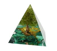 Orgone Crystal Pyramid Crystal Chakra Meditación Amatista Reiki Pyramid Salud Pirámide Cristales Energía Natural Home Decor Orgone Pyramid 6cm
