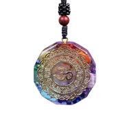 Orgonita Colgante OM Símbolo Collar Chakra Energía Collar Meditación Joyería Hecho A Mano-Estados Unidos