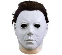 Orgoue Máscara de Michael Myers, máscara facial de látex Micheal de 1978 para adultos, hombres y niños, máscara aterradora de Halloween para fiesta de carnaval