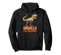Orgullho Colombiano T-rex Colombian Pride dinosaurio Sudadera con Capucha