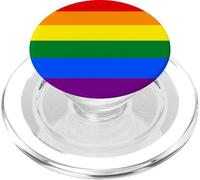 Orgullo Bandera Arco Iris LGBT Gay Lesbiana Derecho PopSockets PopGrip para MagSafe
