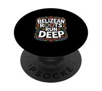Orgullo beliceño Las raíces de los Belizean Run Deep Tradición PopSockets PopGrip Adhesivo