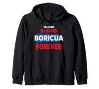 Orgullo Boricua Raíces Puertorriqueñas Patrimonio Isla Coquí Taíno Sudadera con Capucha