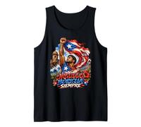 Orgullo Boricua Siempre Boricua Orgullo Camiseta sin Mangas