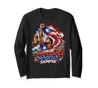 Orgullo Boricua Siempre Boricua Orgullo Manga Larga