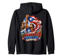 Orgullo Boricua Siempre Boricua Orgullo Sudadera con Capucha