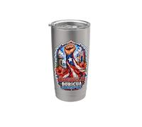 Orgullo Boricua Siempre Puerto Rico Vaso térmico de acero inoxidable de doble pared